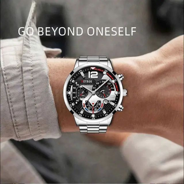 eagletime Orlando for men مردانه ▪️بند فلزی طرح 3موتور دار