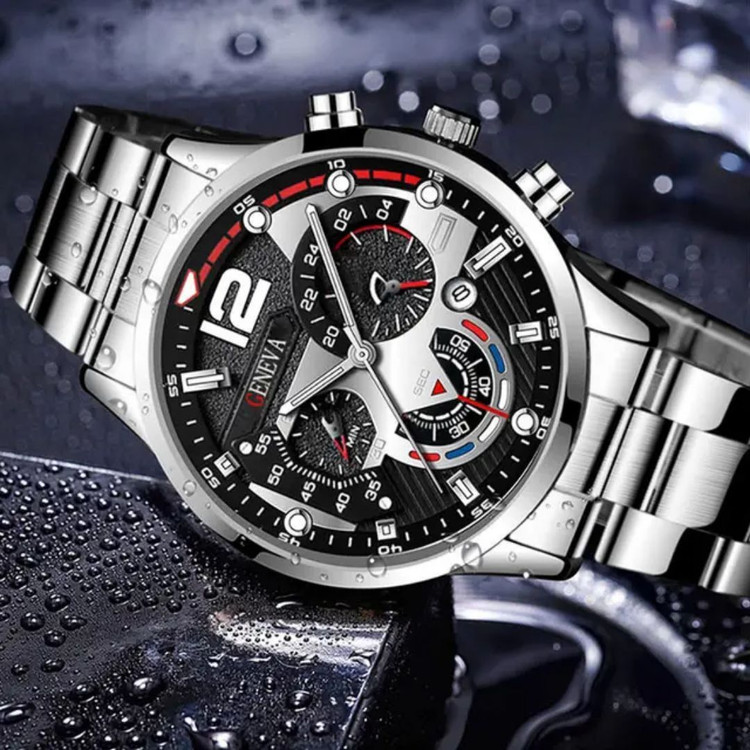eagletime Orlando for men مردانه ▪️بند فلزی طرح 3موتور دار