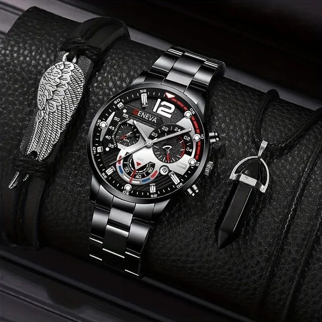 eagletime Orlando for men مردانه ▪️بند فلزی طرح 3موتور دار