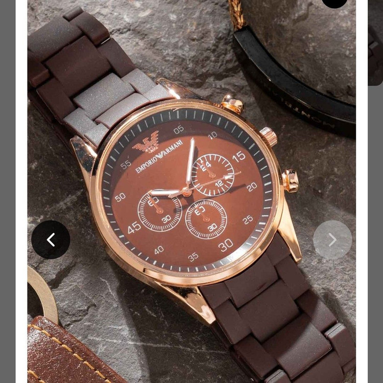 Emporio Armani for men #مردانه #سرامیکی ✅امپریو آرمانی طرح سرامیکی ✳️ طرح ۳ موتوره ✳️ رنگثابت و ضد اب ✳️ جنس بند پیو با پین فلزی ✳️ قفل فشاری ضامن دار
