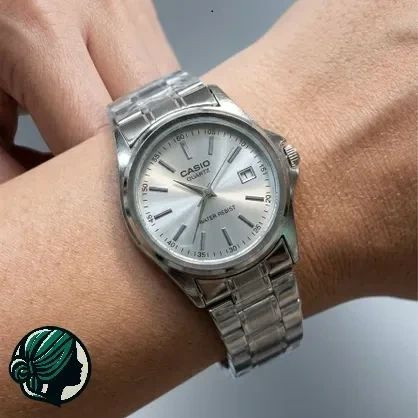 Casio for women CLASSIC #زنانه #فلزی موتور شرکتی دارای روزشمار بند استیل رنگ ثابت سایز کلاسیک ضدآب به همراه: جعبه هدیه وباتری یدک