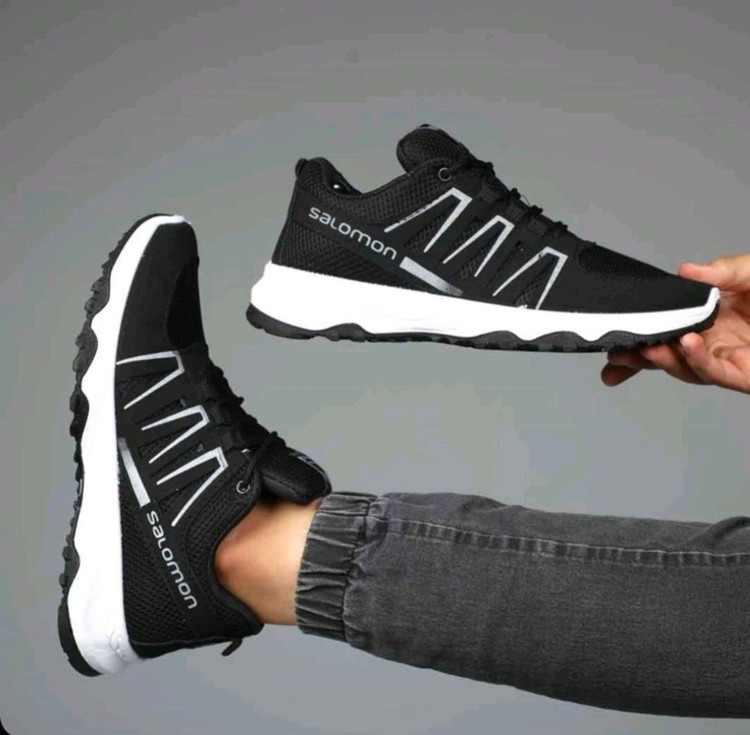 کفش اسپرت مردانه مدل سالامون👟🔥 ✅جنس رویه پارچه و فابیلاک ✅زیره از جنس pu تزریق مستقیم