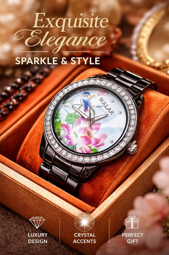 rolex #مجلسی طرح ۳ موتور بند طرح استیل صفحه رومی قاب دور نگین