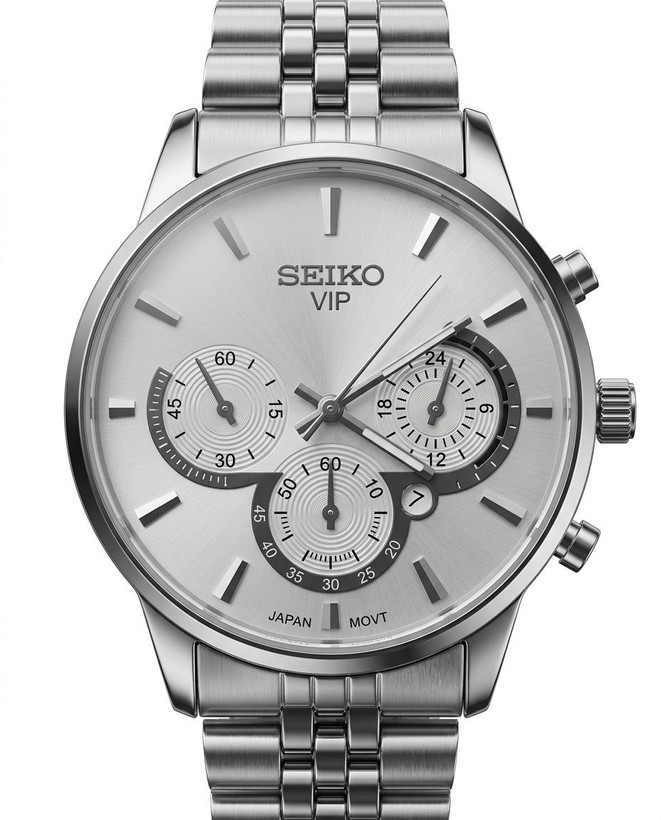 ELEGANCE CITIZEN ROMANSON SEIKO For men #فلزی #مردانه موتور کوارتز شرکتی قفل کلیپسی بنداستیل رنگ ثابت قاب استیل طرح سه موتور دارای روز شمار بند اجری ضدآب