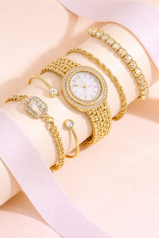 شارژ مجدد Cartier Silver For women "در لحظه؛بدرخشید" #مجلسی رنگ ثابت ضدآب بند نگین دار صفحه رومی قاب دور نگین موتور با کیفیت