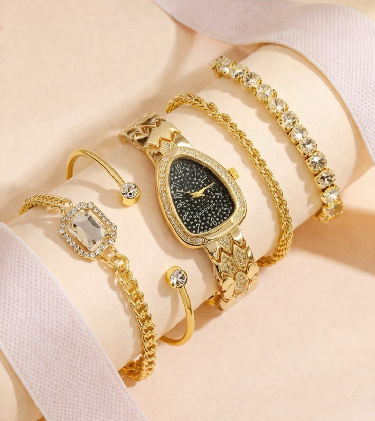 شارژ مجدد Cartier Silver For women "در لحظه؛بدرخشید" #مجلسی رنگ ثابت ضدآب بند نگین دار صفحه رومی قاب دور نگین موتور با کیفیت