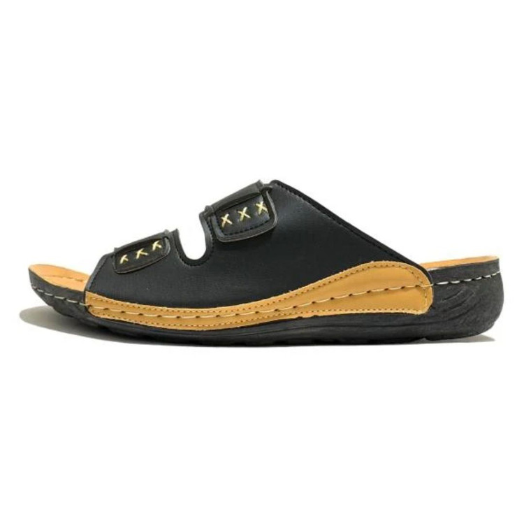 🆔 شناسه :764570 نام : صندل مردانه مدل آفتاب 👞 ✅جنس رویه چرم صنعتی ✅زیره از جنس پی یو ✅ دور دوخت شده ✅️