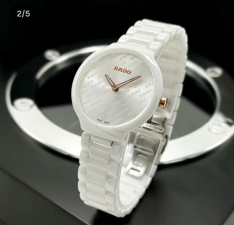RADO JUBILE Original موتور ژاپن فول سرامیک قفل استیلرنگ ثابت شیشه کریستال ضدخش ضدآب