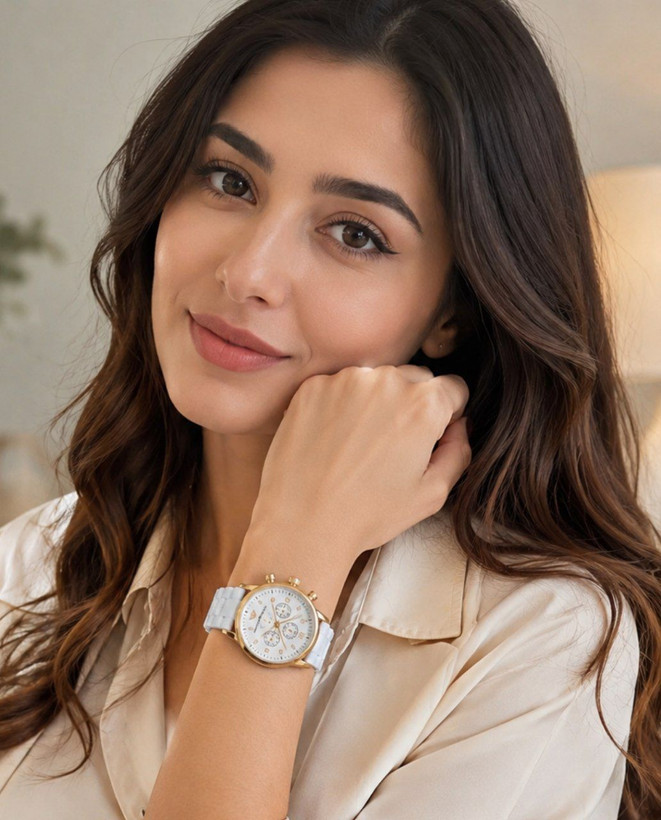 Emporio Armani for women #زنانه #سرامیکی ✅امپریو آرمانی طرح سرامیکی ✳️ طرح ۳ موتوره ✳️ رنگثابت و ضد اب ✳️ جنس بند پیو با پین فلزی ✳️ قفل فشاری ضامن دار