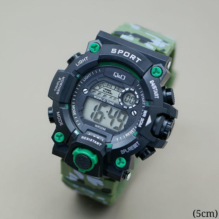 طرح G-shock walar led for teen موتور ضدآب بند رابر با کیفیت قفل و قاب پشت استیل ❌امکانات: ♦️نمایش ساعت بصورت دیجیتال ♦️دارای آلارم ♦️چراغ دیدشب ♦️نمایش کامل تاریخ (سال ماه و هفته) ♦️محاسبه کرنومتر صفحه ضدخش ضدآب و ضربه و ... . ❌یک ساعت ایدهآل برای ورزشکاران