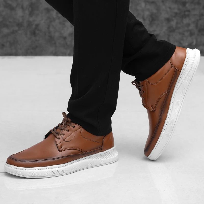 کفش  مردانه مدل آلبرت🔥👟  ✅جنس رویه چرم صنعتی لکسوس ✅زیره از جنس پلیمر دور دوخت شده