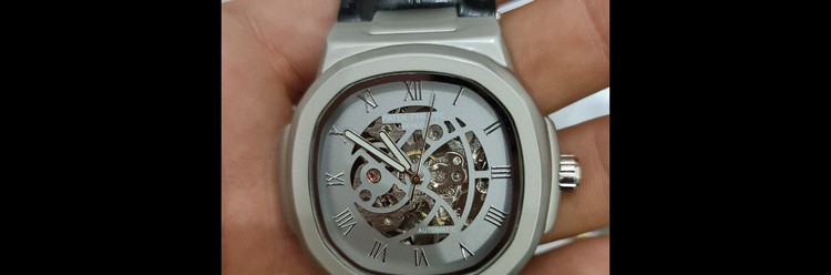 PATEK PHILIPPE ORIGINAL AUTOMATIC اتومات موتور ژاپن پشت شیشه ای قاب استیل قفل پروانه ای دارای شماتیک وضعیت بند استیل رنگ ثابت یا چرم اصلی شارژ گیری سریع با حرکت دست