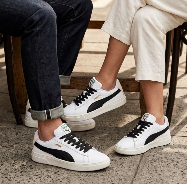 کفش جدید ست مردانه و زنانه مدل پوما 🆕👟  ✅جنس رویه فوم و سوئیت  ✅زیره ایربولینگ ترکیبی(plm) ✅کف دوخت اشتروبل شده